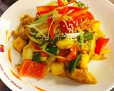 รูปขั้นตอนการทำที่ 9 ของ ไก่ผัดเปรี้ยวหวานมะม่วง