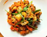 รูปขั้นตอนการทำที่ 15 ของ ปาท่องโก๋ผัดพริกแกงไก่