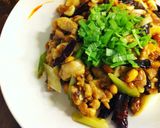 รูปขั้นตอนการทำที่ 10 ของ ไก่ผัดถั่วลิสง(กงเป่าจีติง)