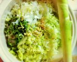 รูปขั้นตอนการทำที่ 5 ของ เกี๊ยวซ่าHomemade(สูตรผสมใบชิโซะ)