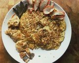 รูปขั้นตอนการทำที่ 11 ของ บะหมี่ชุบไข่ทรงเครื่อง