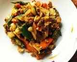 รูปขั้นตอนการทำที่ 5 ของ หมูสับผัดพริกเผาไข่เค็ม #อาหารไทยง่ายๆ
