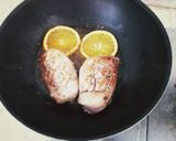 รูปขั้นตอนการทำที่ 3 ของ อกเป็ดย่างซอสส้ม(Duck l'orange)