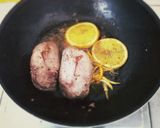 รูปขั้นตอนการทำที่ 4 ของ อกเป็ดย่างซอสส้ม(Duck l'orange)