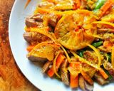 รูปขั้นตอนการทำที่ 9 ของ อกเป็ดย่างซอสส้ม(Duck l'orange)