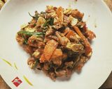 รูปขั้นตอนการทำที่ 14 ของ ปาท่องโก๋ผัดพริกแกงไก่