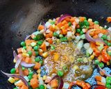 A picture of step 2 of Fried rice with haldi(Haldi have medical properties for health).