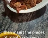 A picture of step 4 of BBQ Suya.