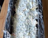A picture of step 4 of Two-Salmon Loaf with Fresh Herb and Cucumber Sauce.