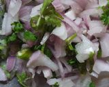 A picture of step 2 of Onion dosa.