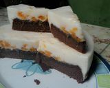 Foto langkah ke 4 dari resep Cake coklat,puding busa jeruk yg super enak!!!.
