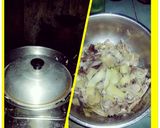 Foto langkah ke 2 dari resep Tumis Jantung Pisang klutuk.