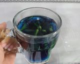 Hình bước làm 1 của món Nước tắc hoa đậu biếc