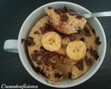 Foto del paso 5 de la receta: Mug cake de plátano y chocolate 