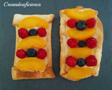 Foto del paso 2 de la receta: Tartaletas de hojaldre con frutas y crema pastelera 