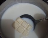 Foto langkah ke 2 dari resep White Chocolate Lychee Pudding.