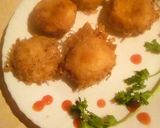 A picture of step 6 of Katlesi #Team contest #Mashed dishes #Mashy patty.