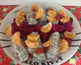 Foto del paso 1 de la receta: Ensalada de Pitahaya Blanca y Roja con Mandarina Chantilly!