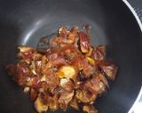 A picture of step 1 of Rose cashew stuffed burfi.