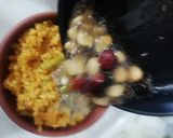 A picture of step 4 of Moong daal fry.