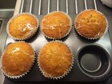 Muffins de maracuja y coco