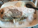 Corvina negra a la sal