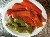 Empanada de corvina y pimientos