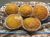 Muffins de maracuja y coco