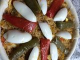 Empanada de corvina y pimientos
