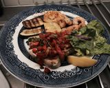 Foto del paso 9 de la receta: Atun, gambas y verduras grilladas