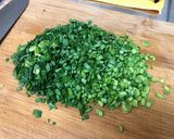A picture of step 2 of Juicy Pan-Fried Dumplings with Napa Cabbage and Garlic Chives.