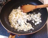 A picture of step 1 of Crayfish Bisque-Style Soup.