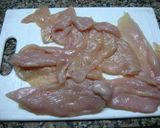 Foto del paso 1 de la receta: Sándwich de pollo primavera