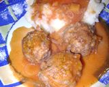 Foto del paso 11 de la receta: Albóndigas estofadas con puré de papas
