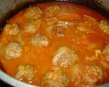 Foto del paso 10 de la receta: Albóndigas estofadas con puré de papas