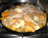 Foto del paso 8 de la receta: Pollo y vegetales al disco de arado