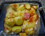 Foto del paso 4 de la receta: Pollo con papas a la bolsa