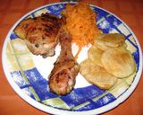 Foto del paso 6 de la receta: Pollo con papas al horno