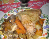 Foto del paso 12 de la receta: Pollo y vegetales al disco de arado