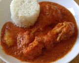Une image de l'étape 9 de Curry de poulet au beurre et yaourt facile.