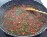 Une image de l'étape 7 de Crevettes et légumes à la sauce chinoise.