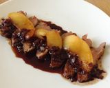 Une image de l'étape 7 de Filet de canard Miel et Balsamique aux Pommes.