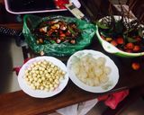 Hình bước làm 1 của món Chè Sen - Vải Thiều