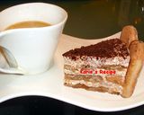 Foto langkah ke 8 dari resep Tiramisu Charlotte (Eggless Charlotte Tiramisu).