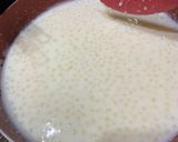 A picture of step 4 of Tapioca carrot kheer.