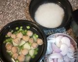 A picture of step 1 of Soya Veg Pulav.