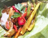 Foto langkah ke 5 dari resep Pepes Ayam Bumbu Praktis.