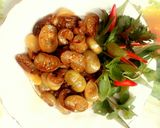 Hình bước làm 2 của món Cà muối chua xào (món mẹ chồng tôi) 