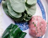 Hình bước làm 1 của món Chả lá lốt