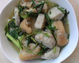 Hình bước làm 4 của món Canh xương khoai sọ rau rút